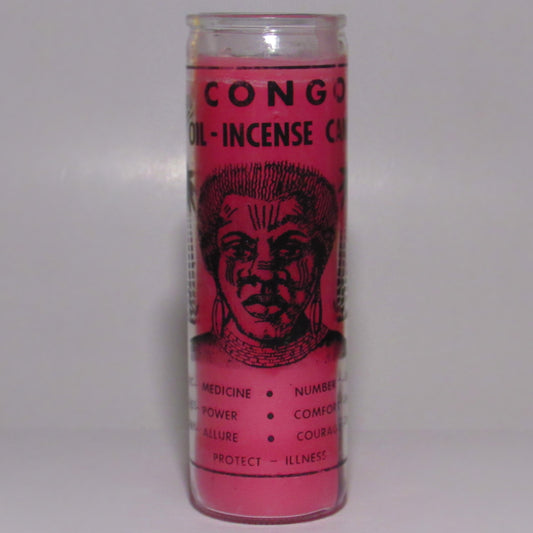 Congo Scented Pink Religious 7 Days Candle