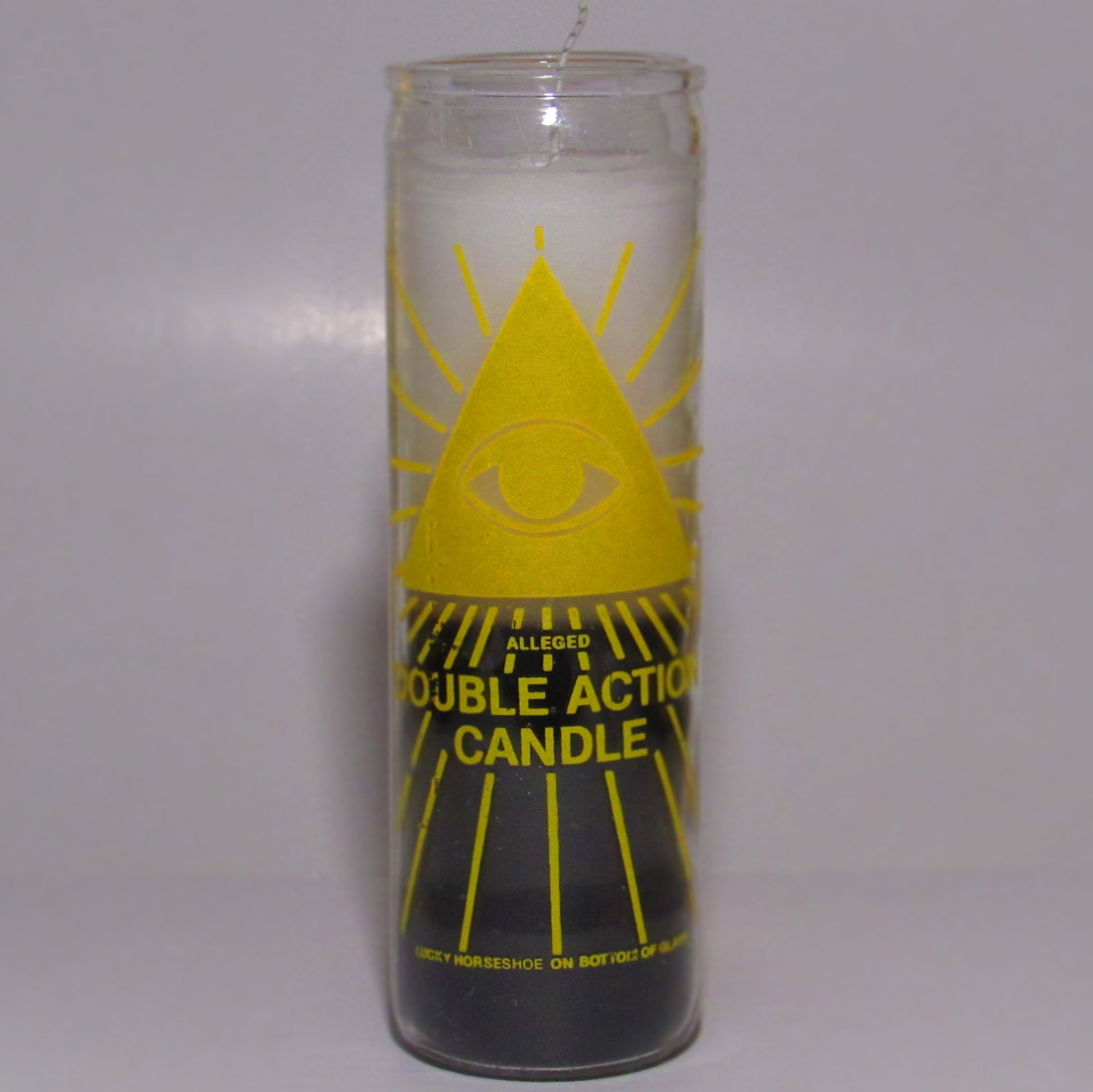 Evil Eye Double Action Black & White 7 Days Candle