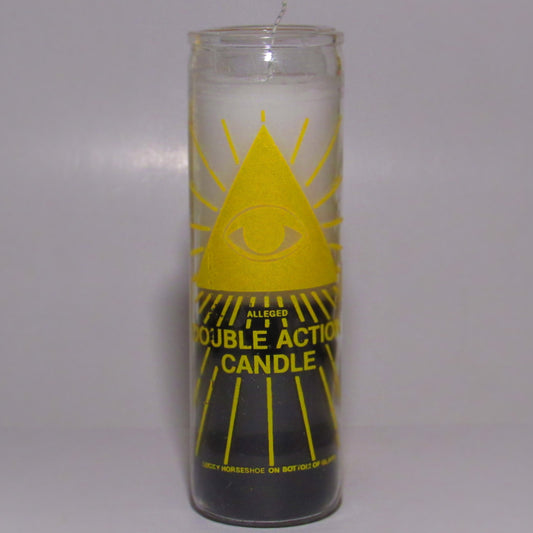 Evil Eye Double Action Black & White 7 Days Candle
