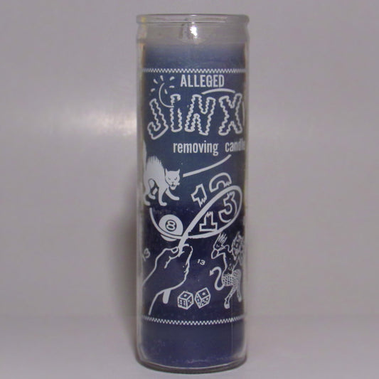 Jinx Removing Double Action Grey & Purple 7 Days Candle